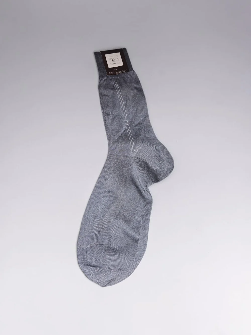 Dior Men's Dress Socks in Charcoal Gray